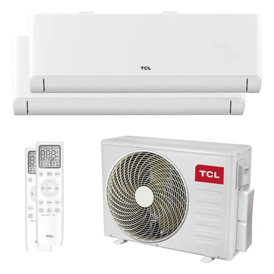 Climatisation bi split TCL Mural BreezeIN P4 MT2730 7.9kW tailles 35 + 35 WiFi de série SN12P4S0 + SN12P4S0